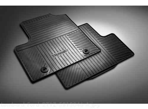 Floor Mats - All-Weather Black, Rear Pair