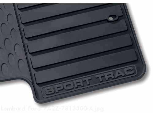 Floor Mats - All-Weather Rubber, Black