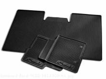 Floor Mats - All-Weather Vinyl Black Super Crew