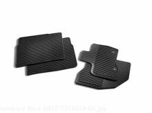 Floor Mats All Weather  Black, 4-Pc.