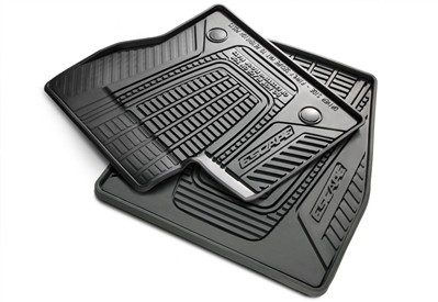 Floor Mats - All Weather Rubber, Black