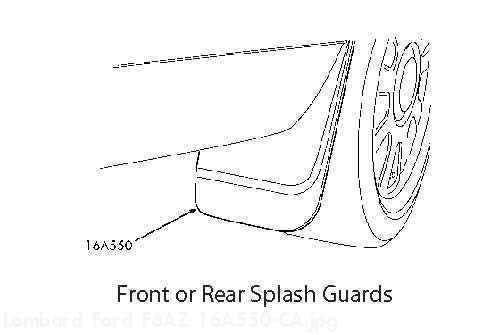 Ford crown victoria splash guards #4
