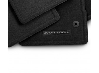 Floor Mats - Carpeted, Black, 4-Piece