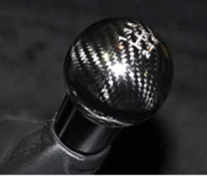 Shift Knob - Black, Carbon Fiber