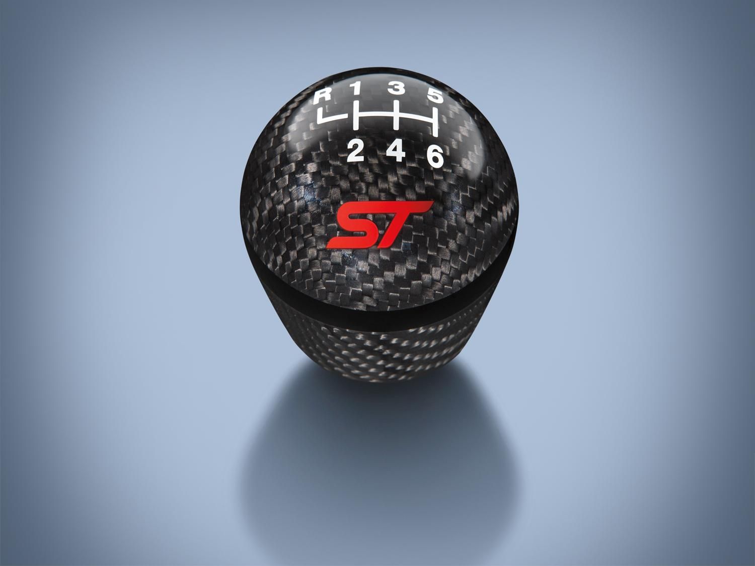 Shift Knob - Carbon Fiber, Black, For 6 Speed