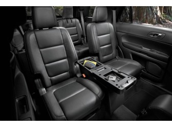 Console - 2nd Row, Sport, Ebony-Redline