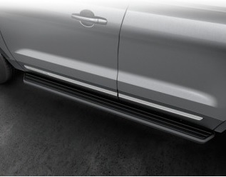 Running Boards - Molded, Carbon Black