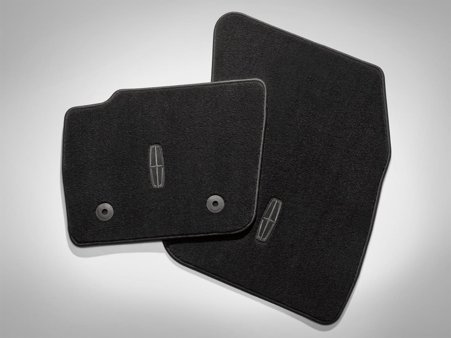 Floor Mats - Carpeted, Espresso, 4-Piece Set