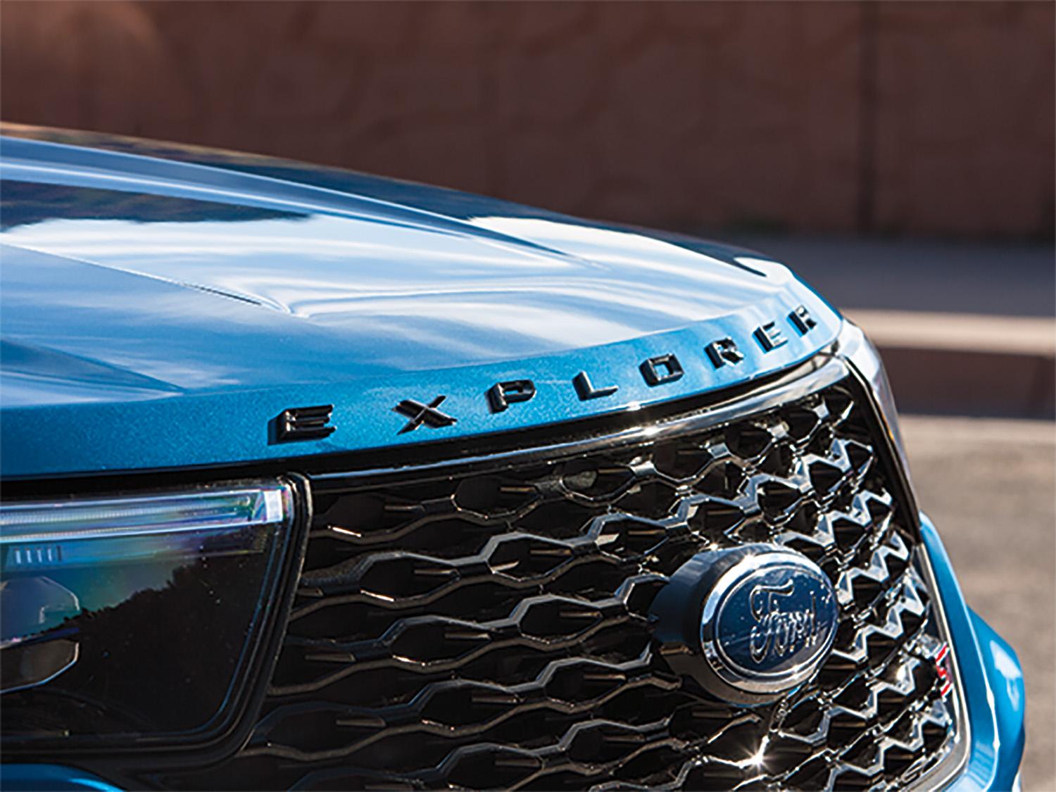 Hood Badge - Explorer Lettering