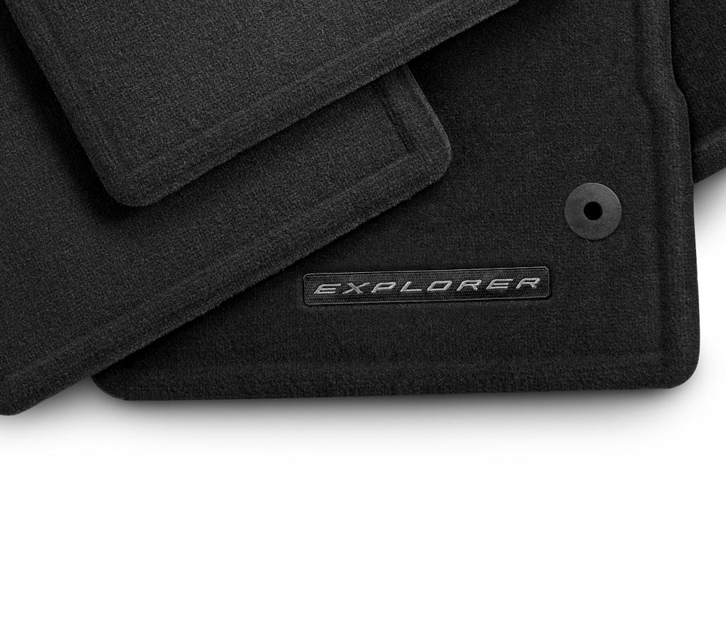 Floor Mats - Carpeted, Black, 4-Piece Set