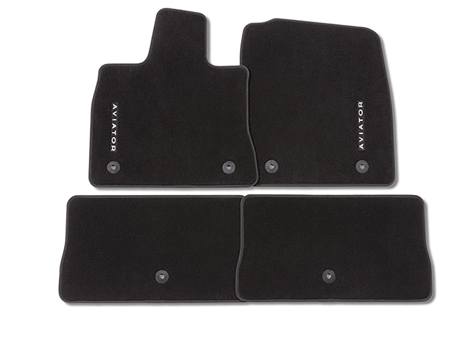 Floor Mats - Carpeted, Black