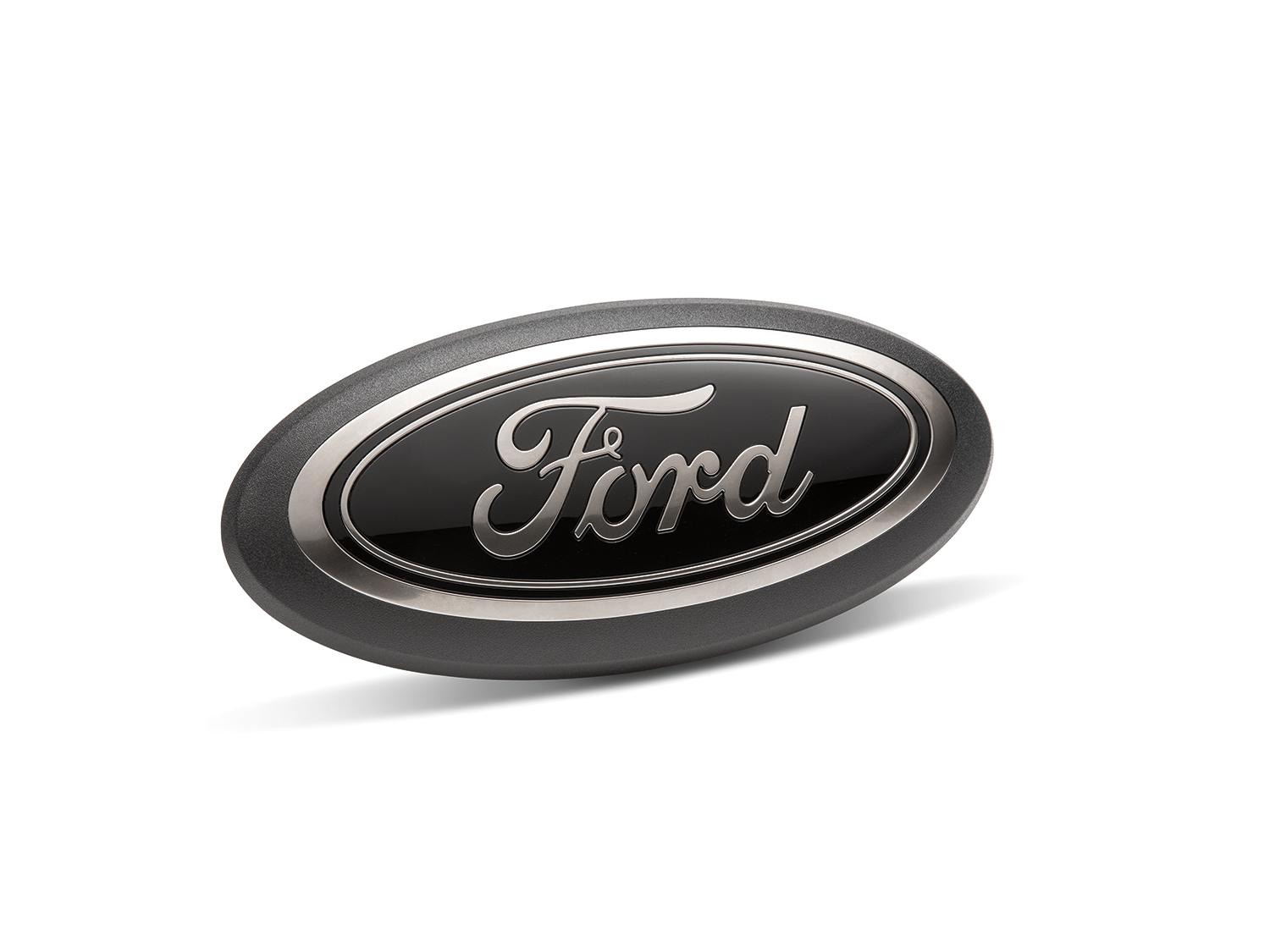 Ford Oval Emblem, Smoke Chrome and Black Oval