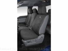 Rear Seat Cover - Gray, 60-40 SuperCrew