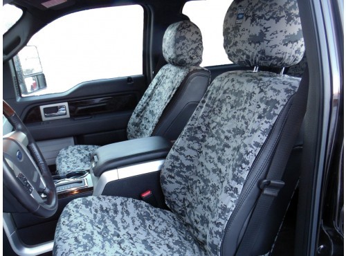 Seat Savers - Front, Winter Camo