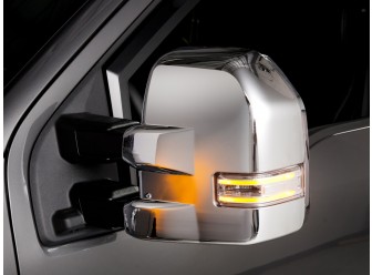 Mirror Caps - Chrome, For Trailer Tow Mirrors