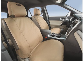 Rear, Bucket Seats, Taupe