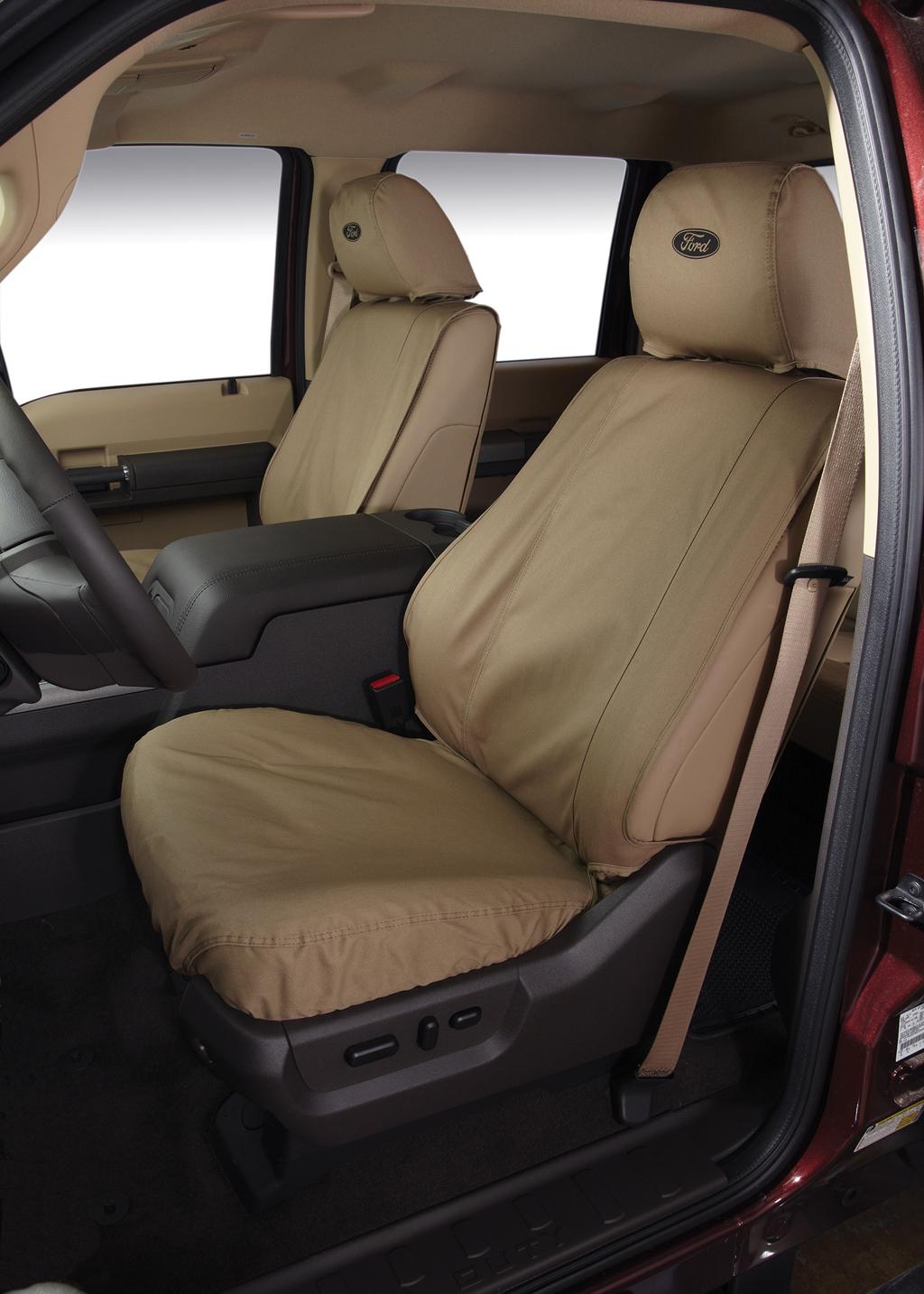 Seat Covers - Front, 40/20/40, Taupe