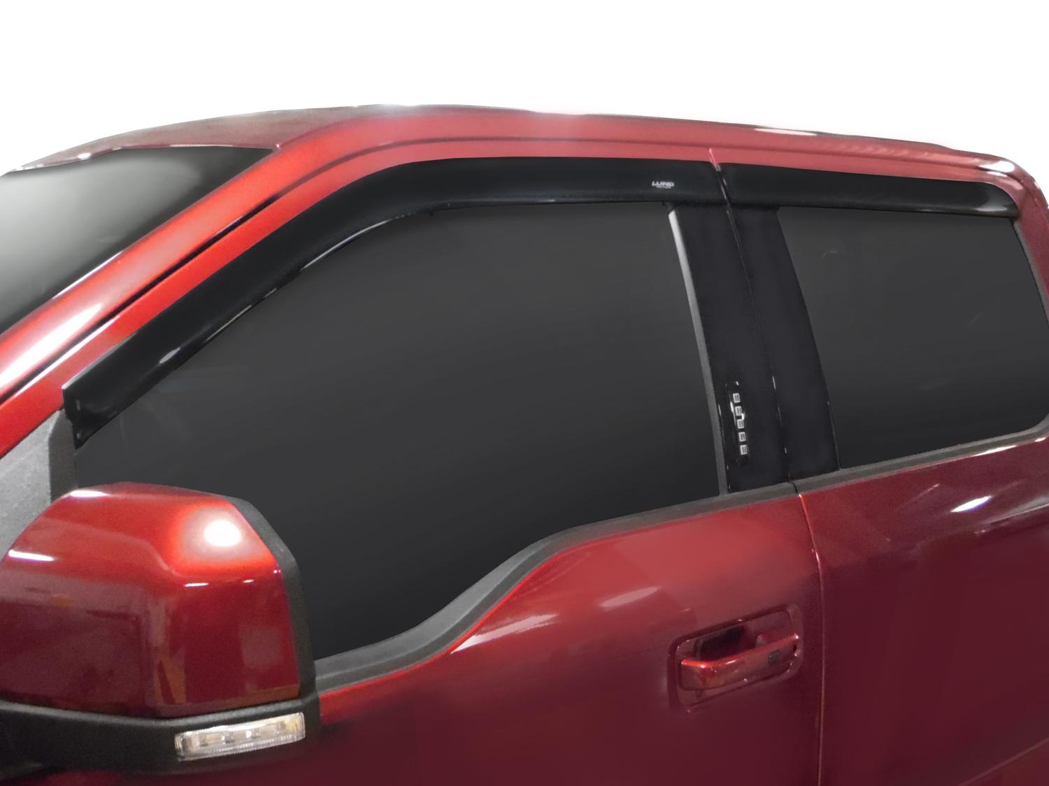 Side Window Deflectors - Low Profile, Crew