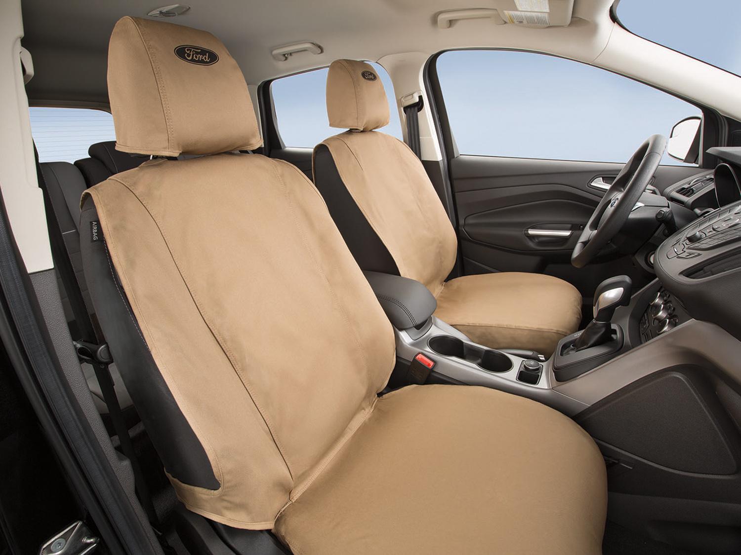 Seat Covers by Covercraft - Front, Taupe