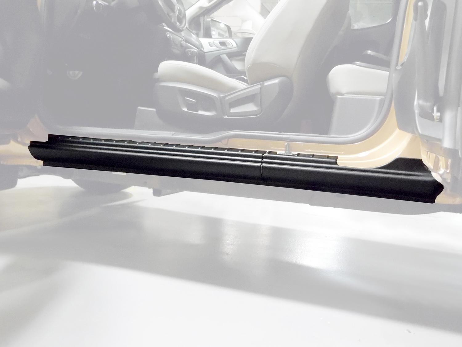 Door Sill and Rocker Panel Armor - Black