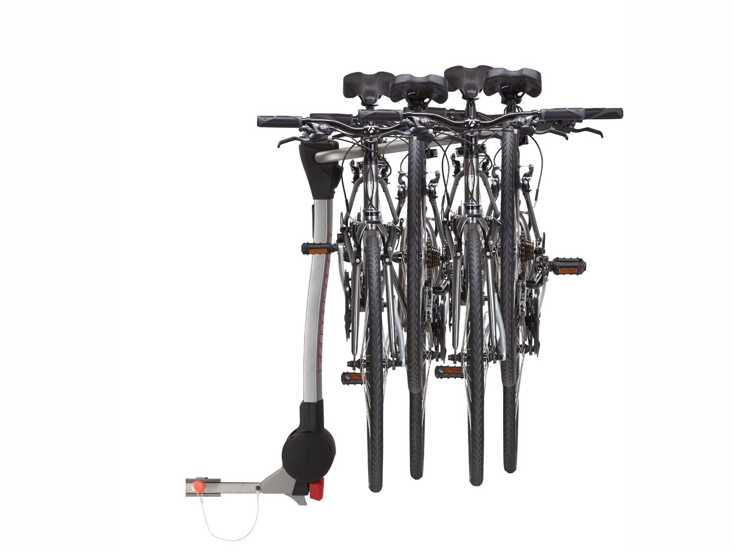 Hitch Mounted Bike Rack, 4 Bike