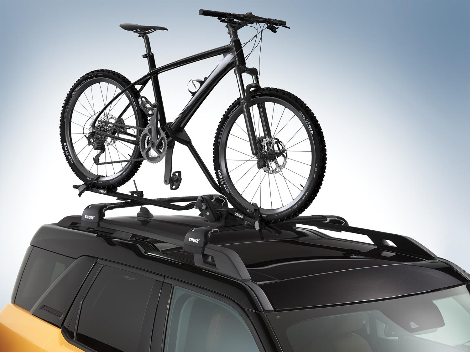 Bike Carrier, Upright, Roof Mounted