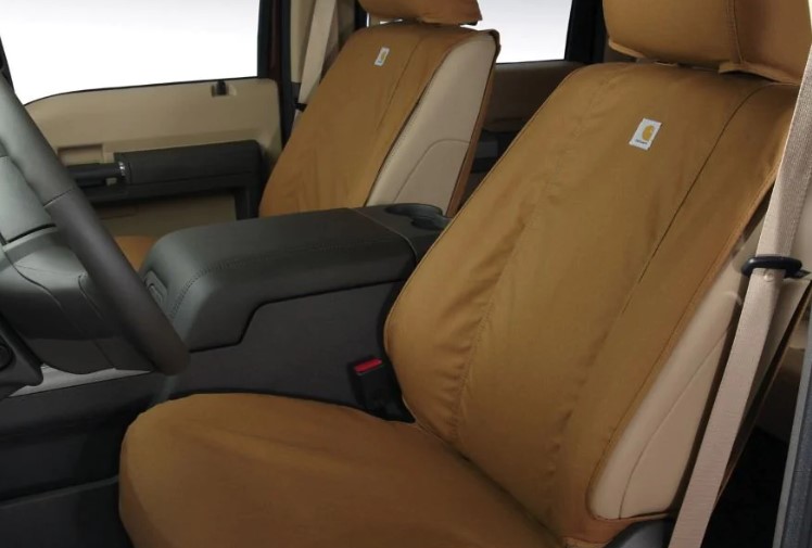 Carhartt Seat Covers Rear Row, 60/40 SuperCab Brown