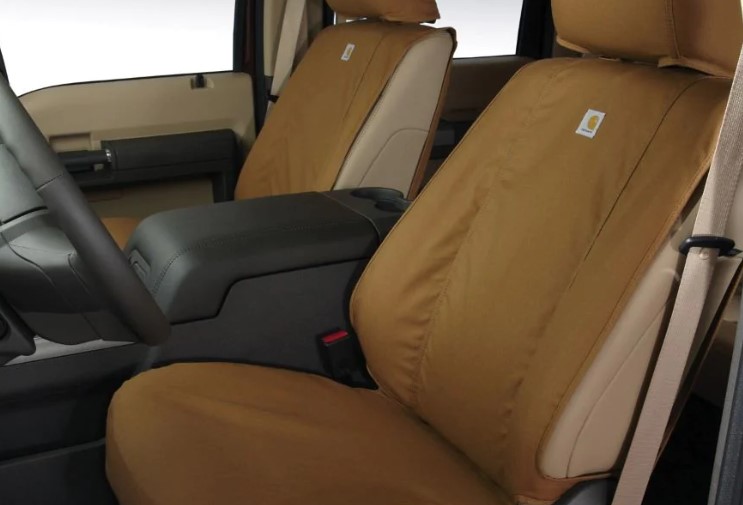Seat Covers Rear Row, 60/40 SuperCab, Taupe