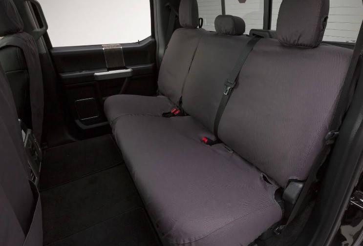Seat Covers Rear Row, 60/40, w/ArmrestSuperCrew Charcoal