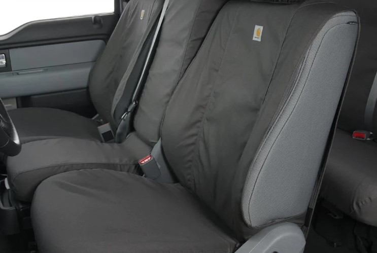 Seat Covers Rear Row 60/40 w/Armrest SuperCrew Gravel