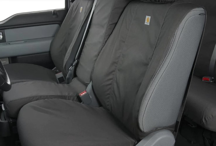 Seat Covers Rear Row 60/40 w/out Armrest SuperCrew Gravel