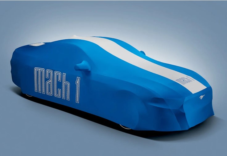 Vehicle Cover - Blue/White Graphics, Mach 1, Low Wing